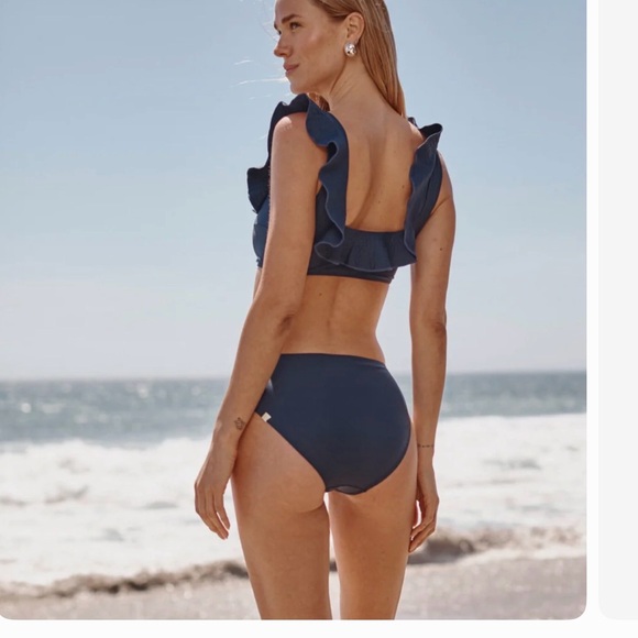 summersalt Other - SummerSalt - Classic Mid-Rise Bikini Bottom - Navy | NWT!